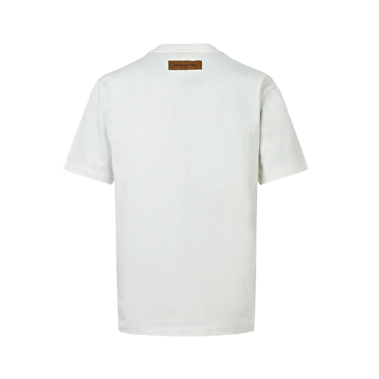 Louis Vuitton/Louis Vuitton oil painting graffiti printed short sleeves